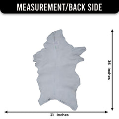 Authentic Hair-On Goat Skin Rug - Black and White Pattern for Luxe Décor