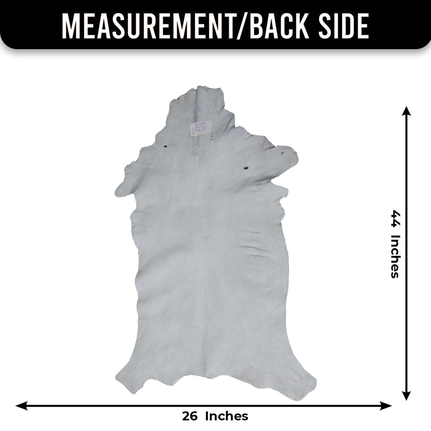 Rustic Black and White Goat Hide Rug - Perfect for Floor or Wall Décor