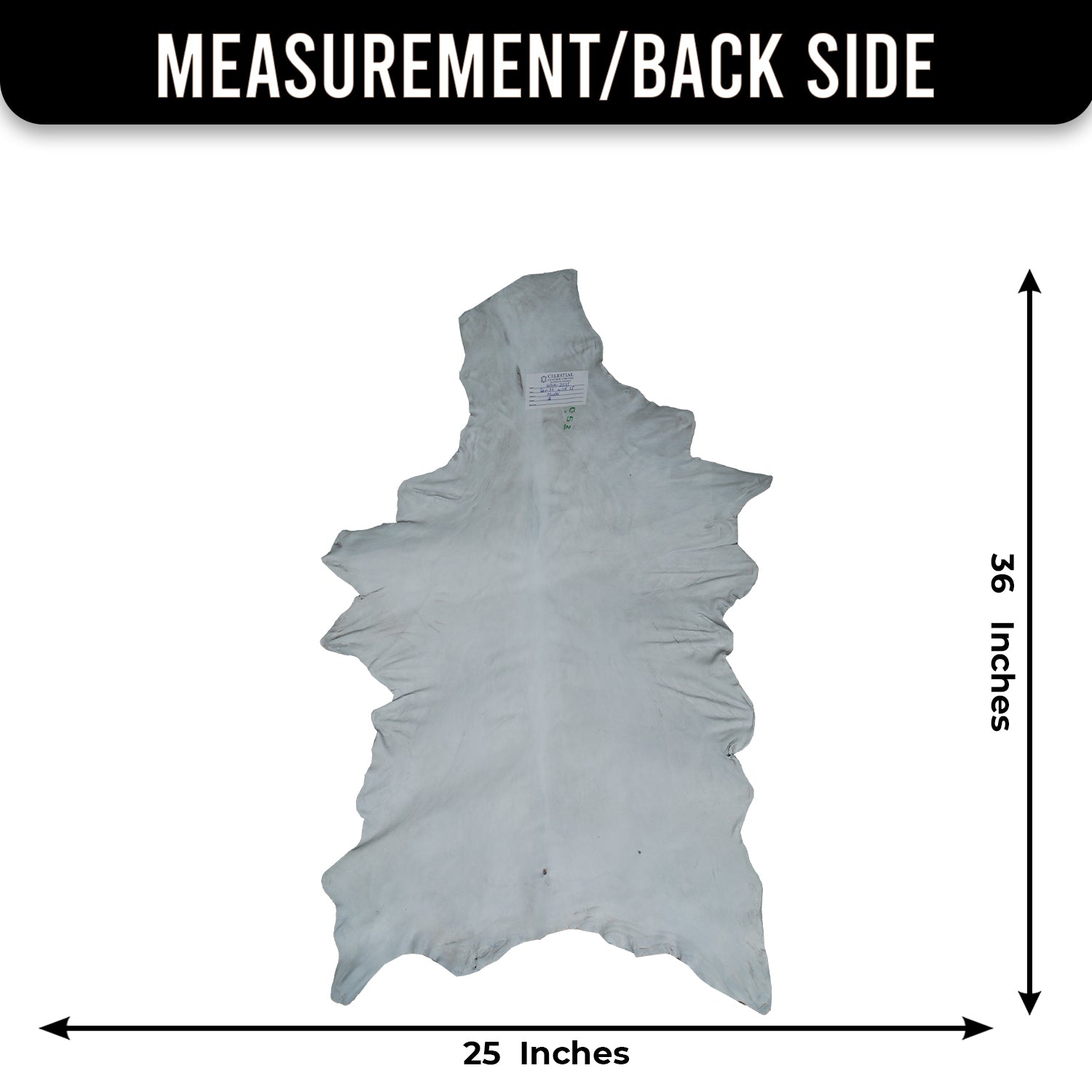 Goat Skin Rug: Tri-Color genuine Goat hide rug