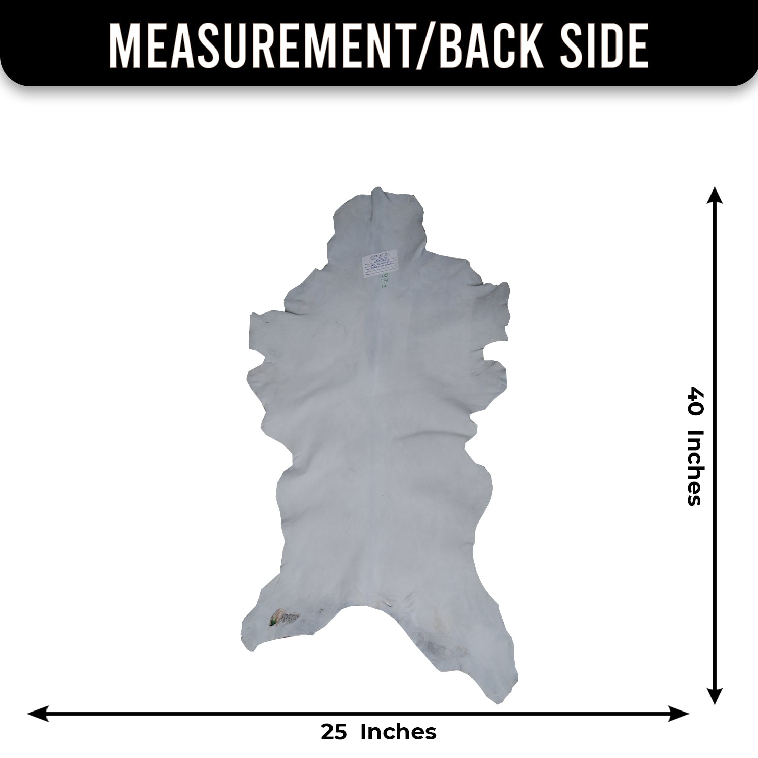 Luxurious Brown & White Goat Skin Rug - Handmade Pure Goat Skin Floor Rug - Unique Design - Hypoallergenic & Kid-Friendly - Non-Shedding