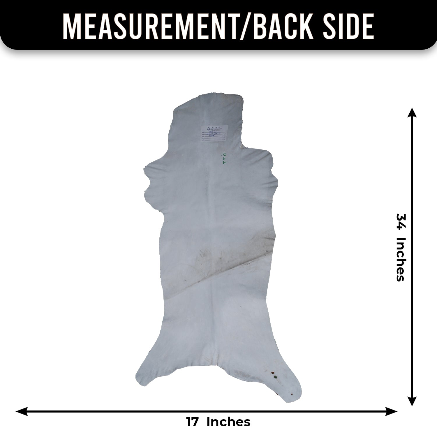 Stylish Dark Brown Goat Hide Rug - Perfect Accent for Contemporary Homes