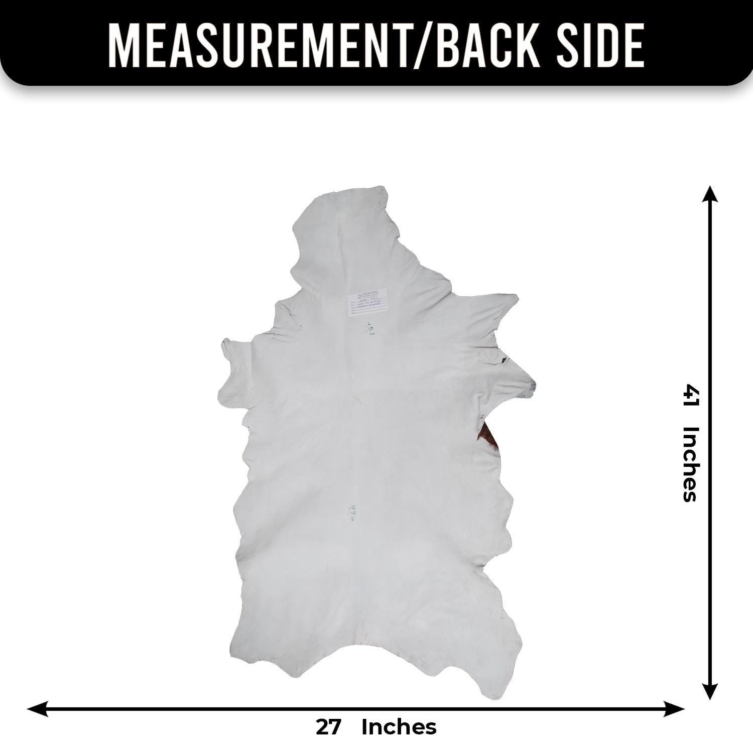 Elegant Dark Brown Goat Skin Rug - Natural Hair-On Accent for Floors or Walls