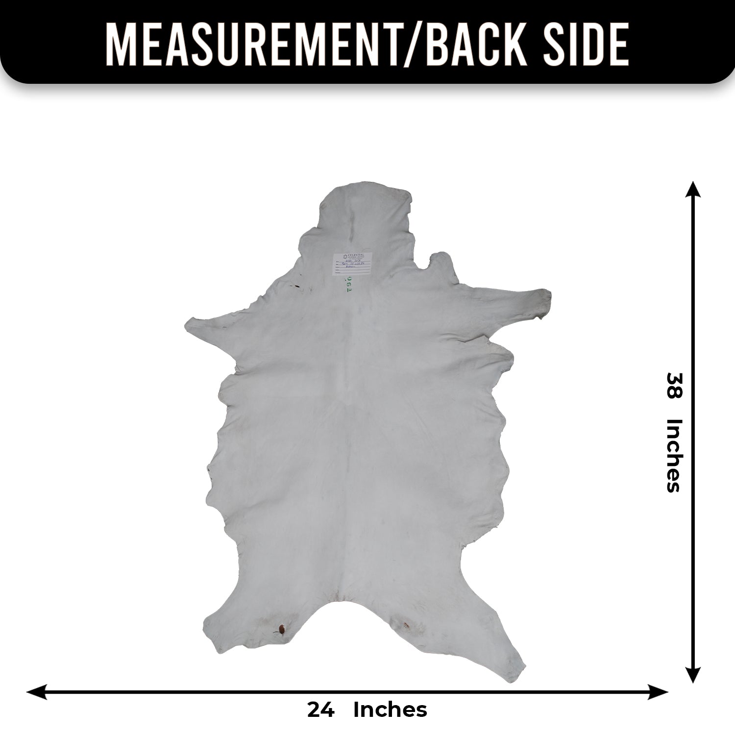 Rustic Dark Brown Goat Hide Rug - Genuine Leather for Timeless Home Styling