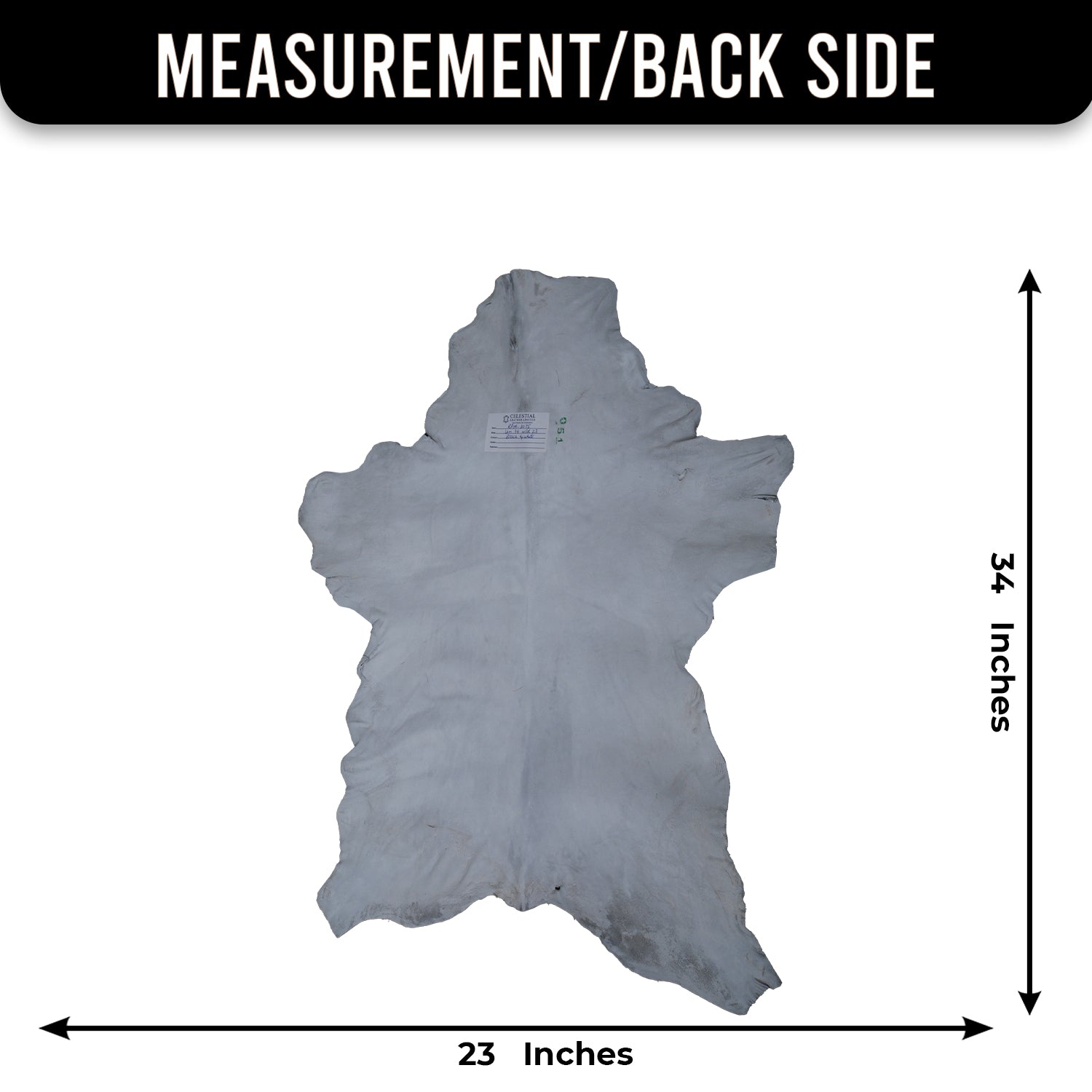 Elegant Black and White Goat Hide Rug - Perfect Accent for Any Room