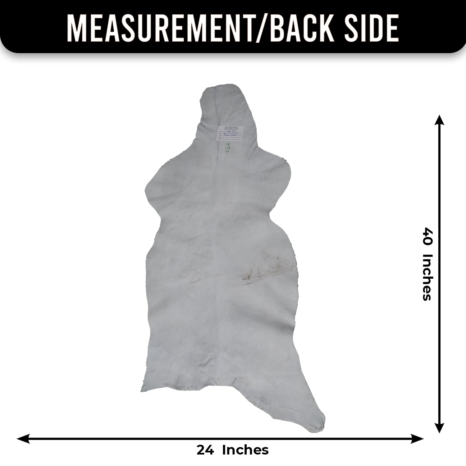 Stylish Black and White Goat Hide Rug - Unique Natural Pattern for Modern Homes