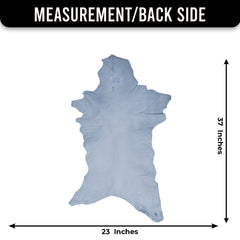 Rustic Black and White Goat Hide Rug - Perfect for Floor or Wall Décor