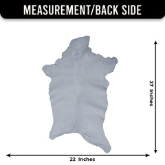 Natural Brown and White Goat Hide Rug - Luxurious Accent for Modern Homes