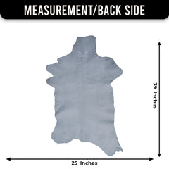 Rustic Black and White Goat Hide Rug - Perfect for Floor or Wall Décor