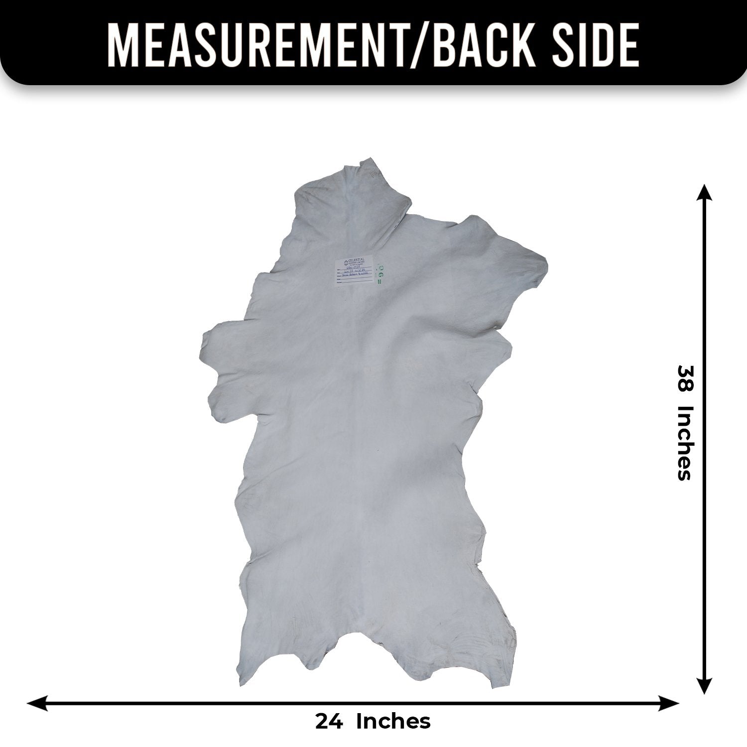 Luxury Handmade Dark Brown & White Goat Skin Rug - Soft, Hypoallergenic, & Sustainable