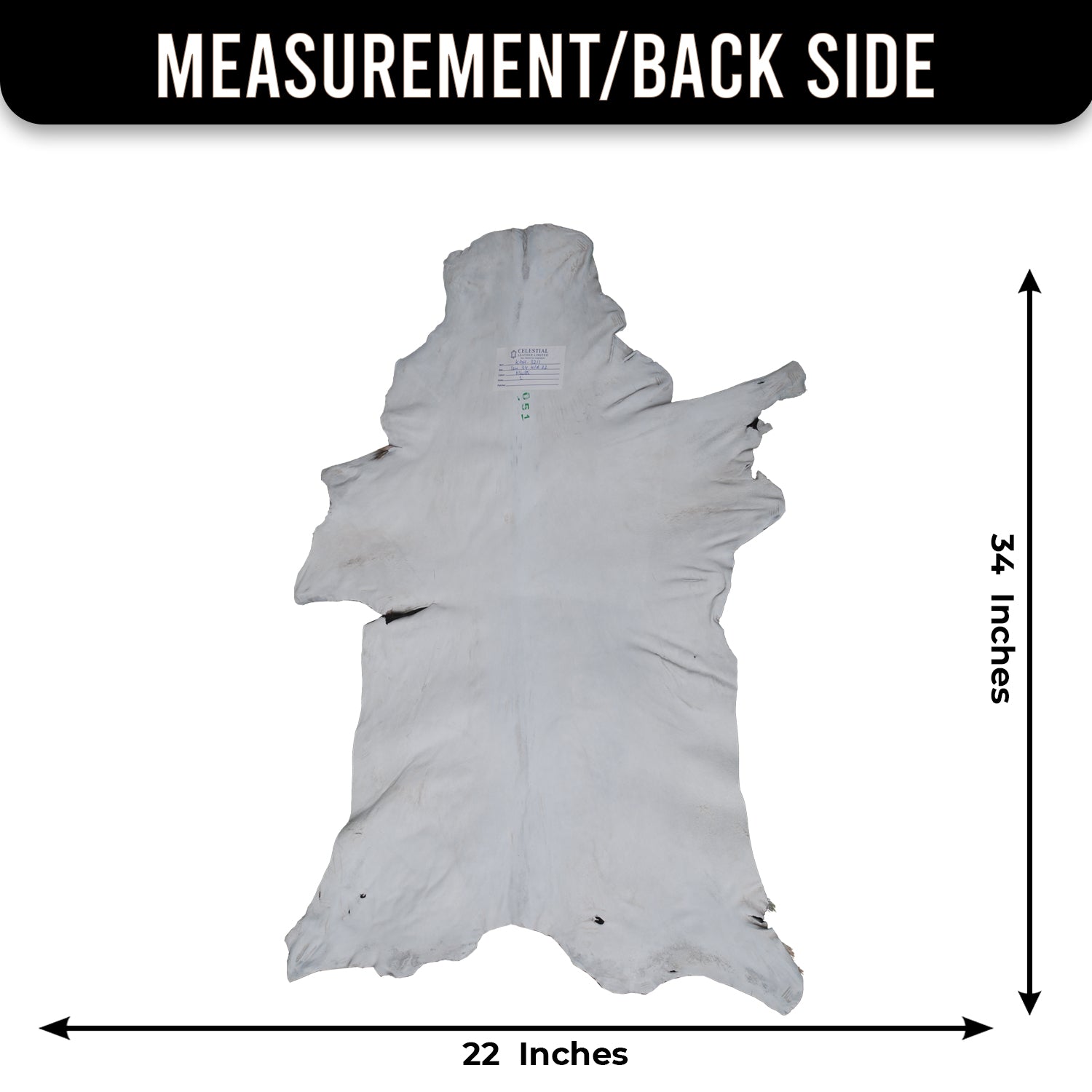 Natural Tri-Color Goat Hide Rug - Luxurious Accent for Rustic and Modern Spaces