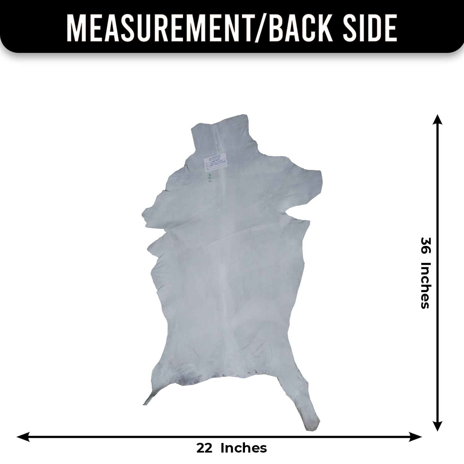 Brown and White Handmade Goat Skin Rug – Classic Elegance for Your Home