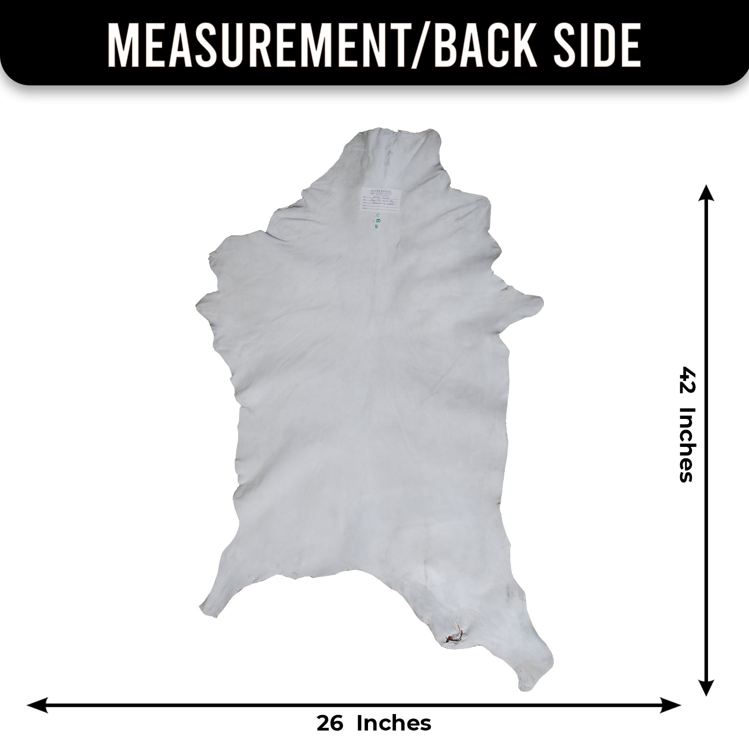 Stylish Dark Brown Goat Hide Rug - Perfect Accent for Contemporary Homes