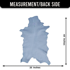 Luxurious Brown and White Goat Hide Rug - Natural Hair-On Leather for Home Styling