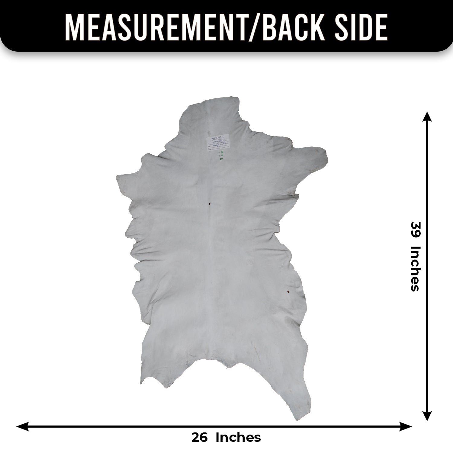 Handcrafted Dark Brown Goat Skin Rug - Genuine Leather for Luxurious Décor