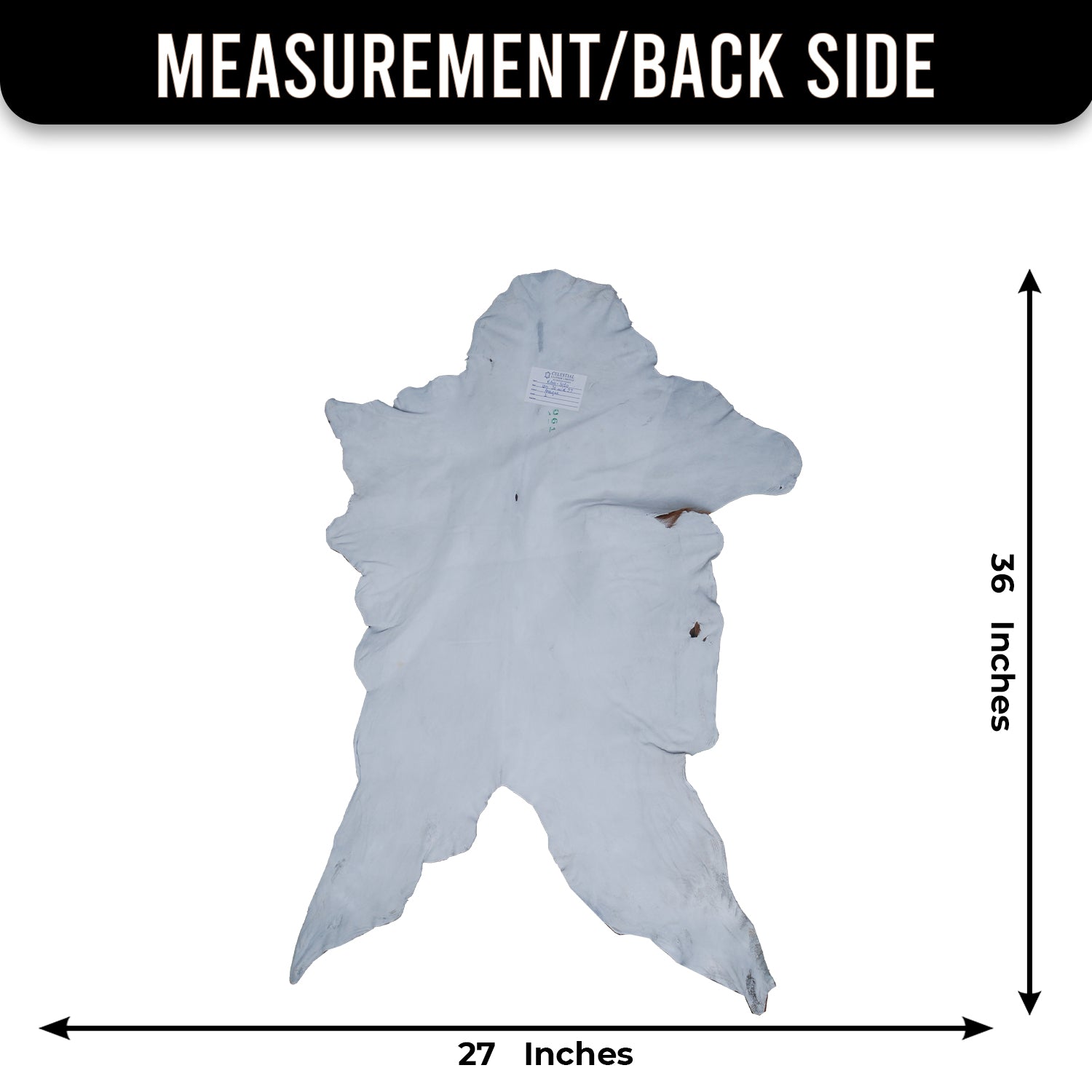 Premium Dark Brown Goat Skin Rug - Durable and Stylish Accent for Any Room