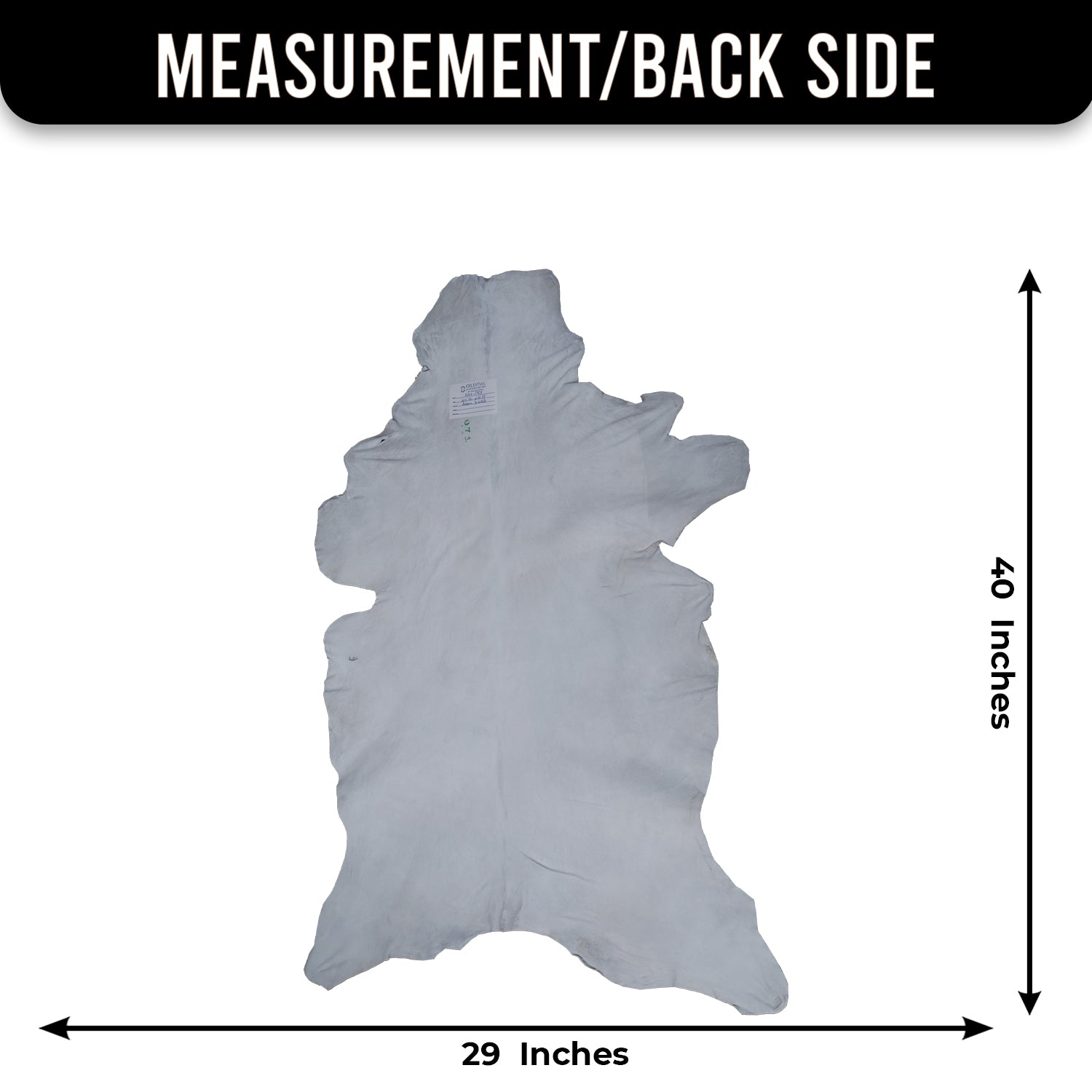 Dark Brown Rug - Soft, Durable, and Eco-Friendly - Handmade Pure Goat Skin Floor Rug - Non-Slip Suede Back