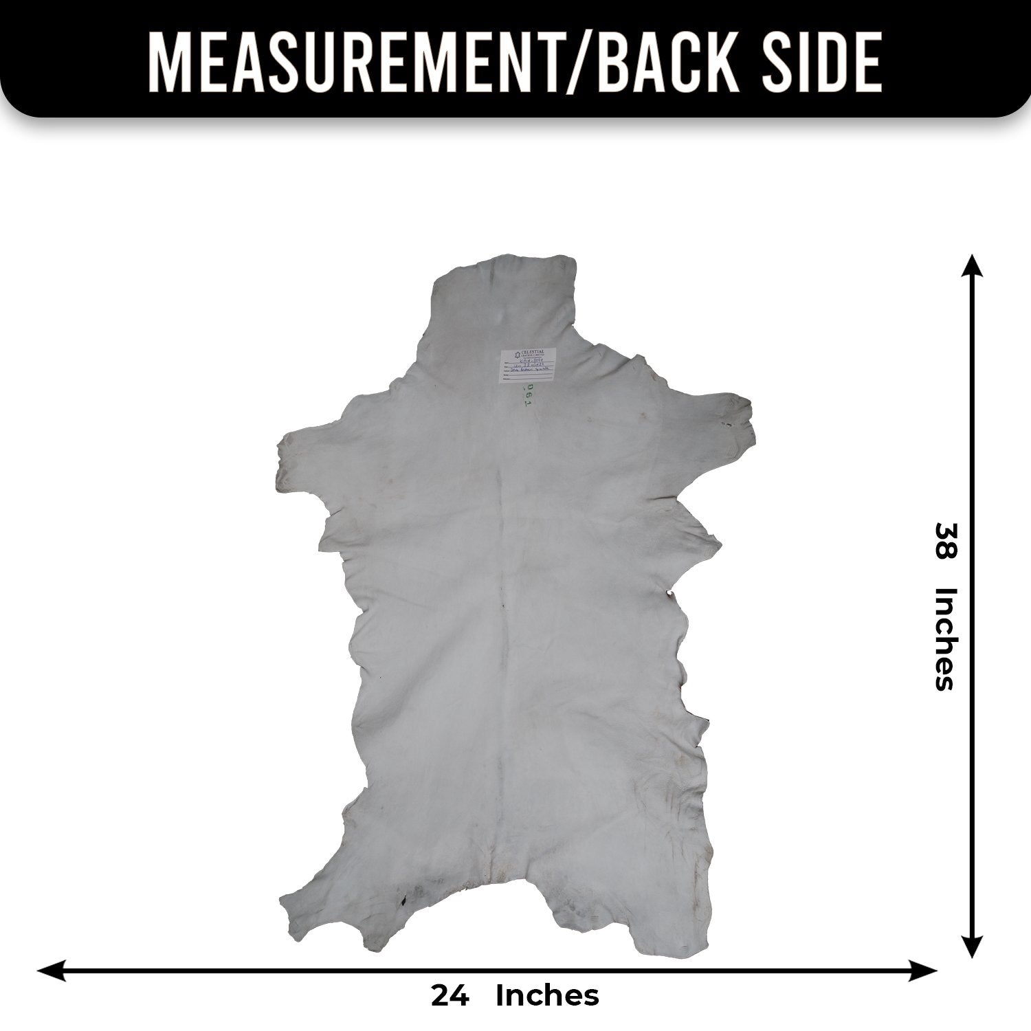 Luxury Dark Brown & White Goat Skin Rug - Soft, Hypoallergenic & Non-Shedding - Non-Slip Backing, Eco-Friendly - Handmade Natural Beauty for Home - Celestial Leather Limited