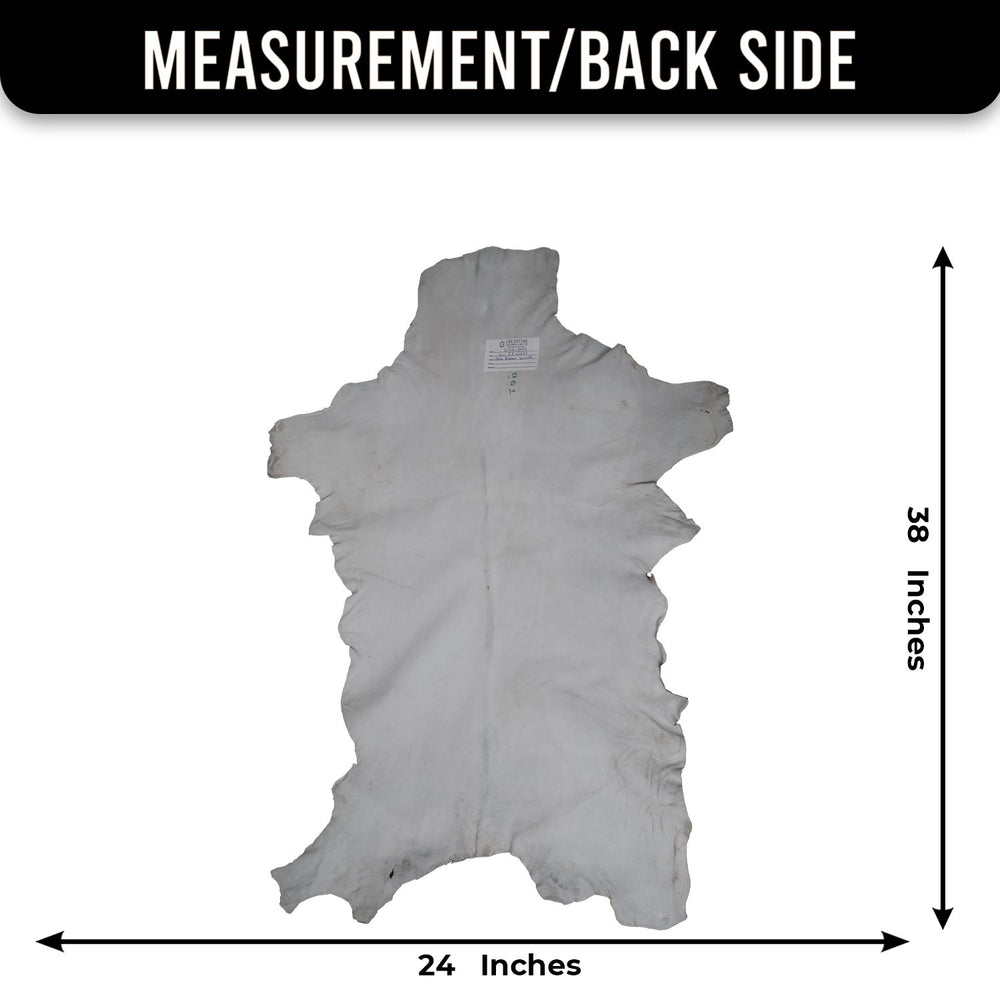 Luxury Dark Brown & White Goat Skin Rug - Soft, Hypoallergenic & Non-Shedding - Non-Slip Backing, Eco-Friendly - Handmade Natural Beauty for Home - Celestial Leather Limited