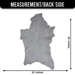 Luxurious Black and White Goat Skin Rug - Natural Hair-On Leather for Home Styling