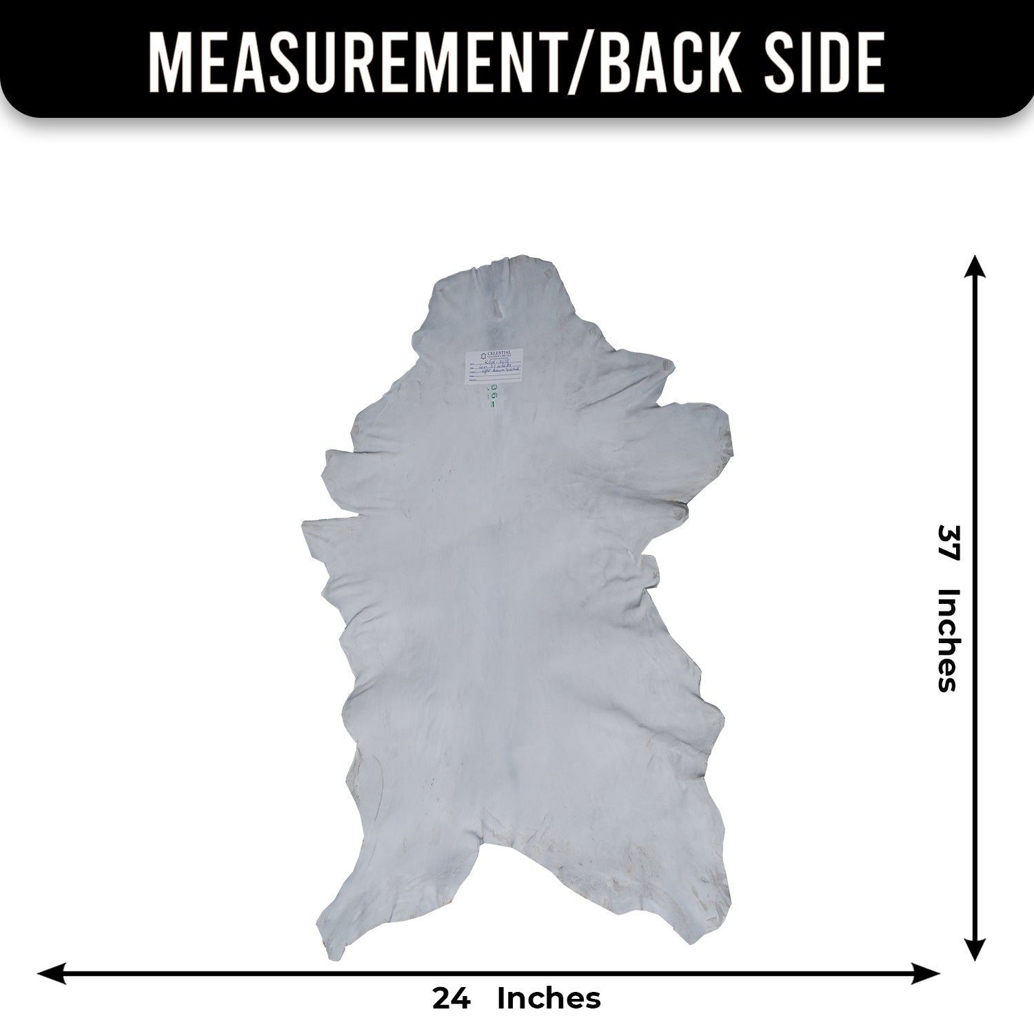 Decorative Dark Brown Goat Skin Rug - Luxurious Touch for Living Spaces