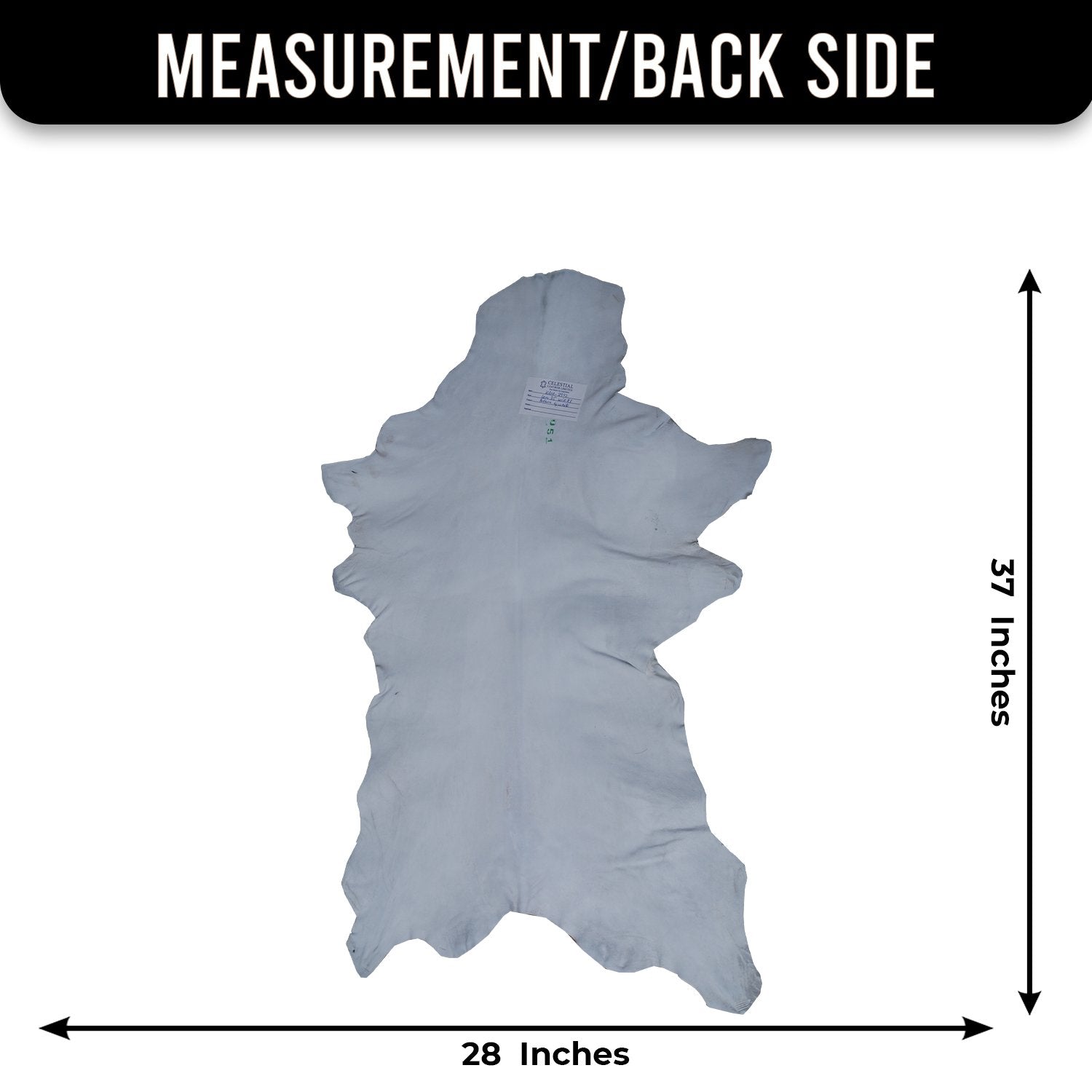 Luxury Handmade Brown & White Goat Skin Rug - Natural Soft Sustainable Floor Rug with Non-Slip Back - Unique Eco-Friendly Home Décor - Celestial Leather Limited