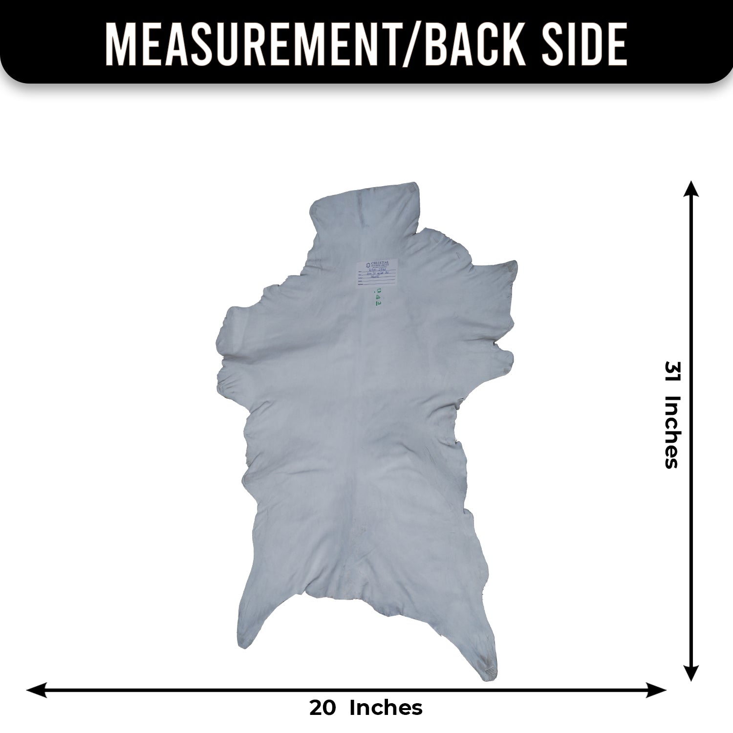 Goat Skin Rug: Tri-Color genuine Goat hide rug