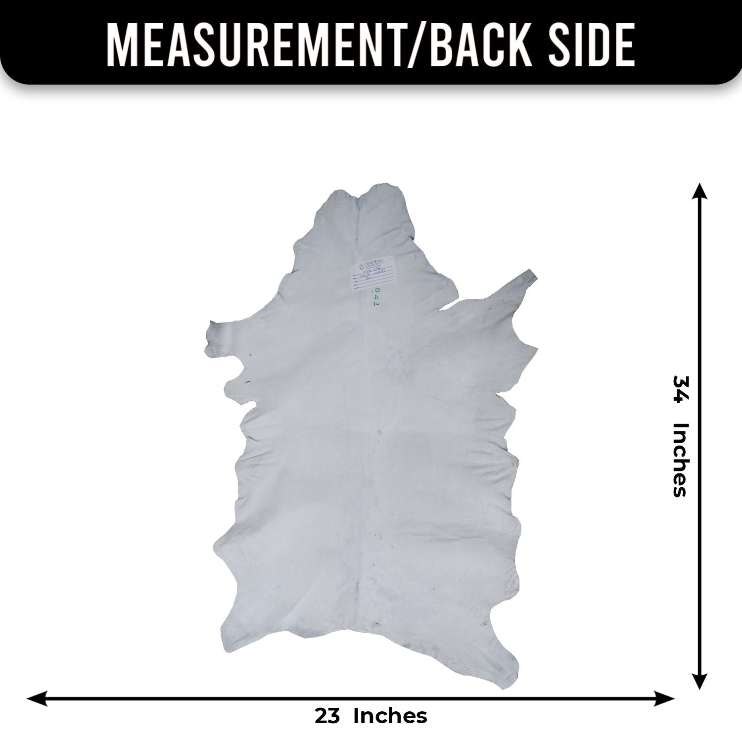 Luxury Brown and White Goat Hide Rug with Unique Patterns | Premium Hair-On Goat Skin Rug for Home Decor