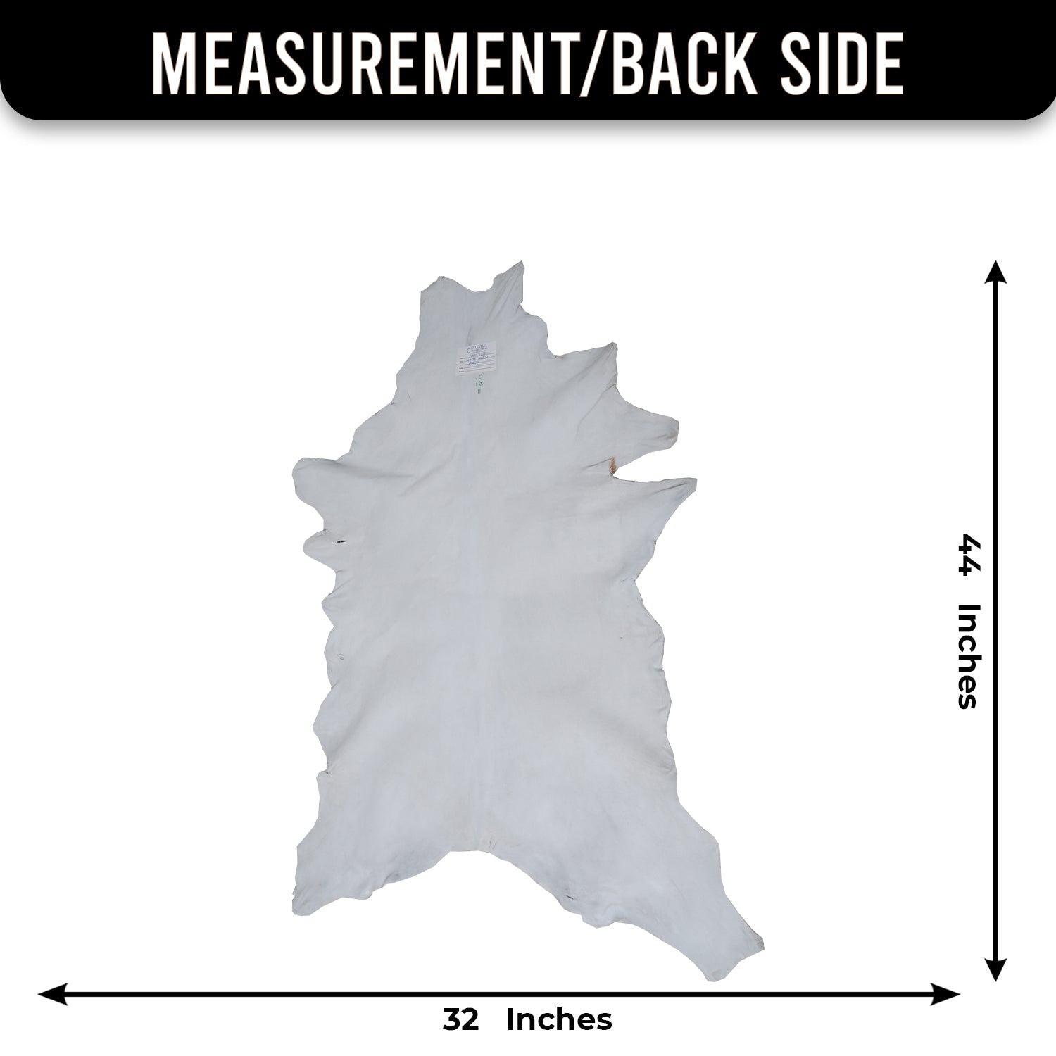 Handcrafted Dark Brown Goat Hide Rug - Soft, Natural Leather for Home Décor