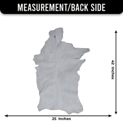 Luxury Brown & White Goat Skin Rug - Handmade Pure Goat Skin Floor Rug with Unique Colour Variations & Hypoallergenic Qualities - Celestial Leather Limited