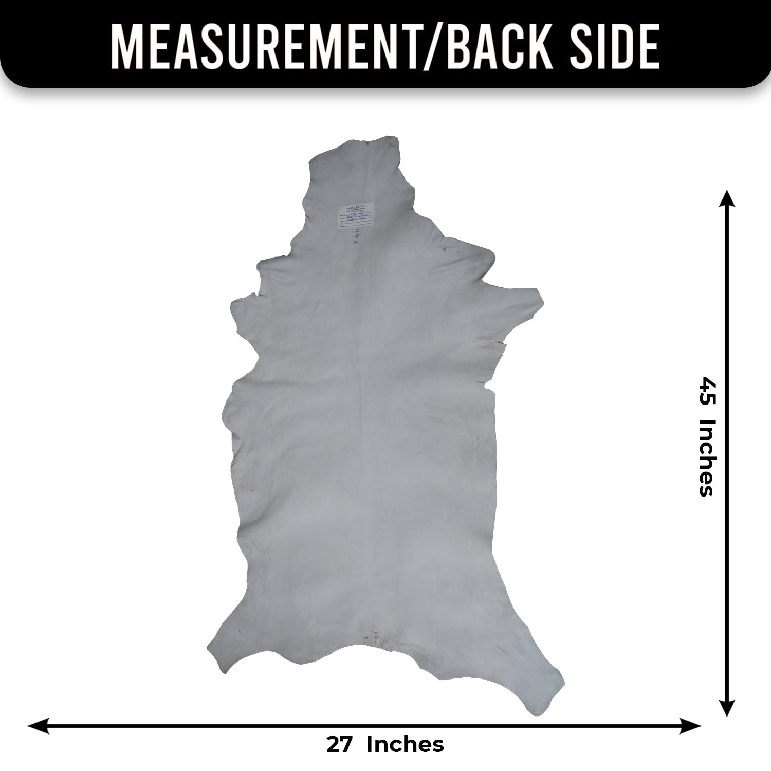 Stylish Black and White Goat Hide Rug - Unique Natural Pattern for Modern Homes