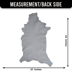 Stylish Black and White Goat Hide Rug - Unique Natural Pattern for Modern Homes