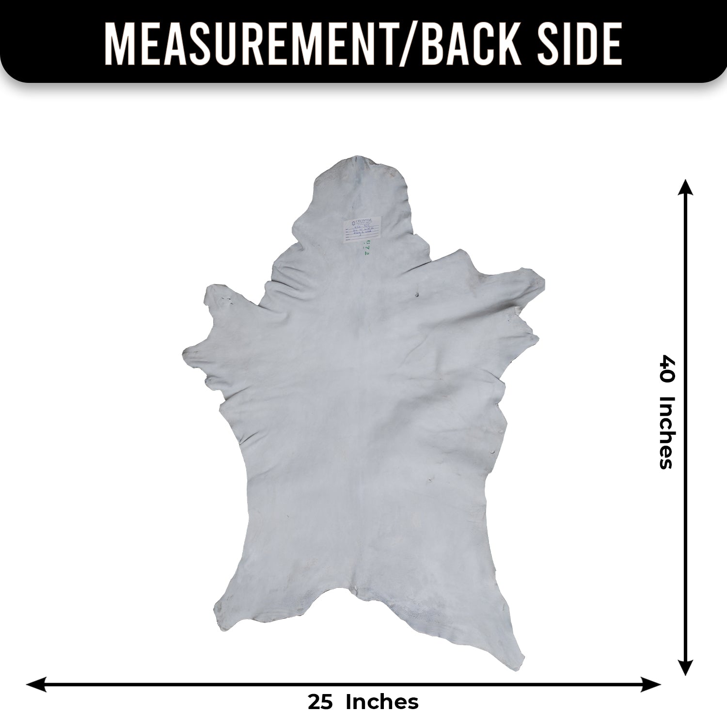 Luxurious Black and White Goat Skin Rug - Natural Hair-On Leather for Home Styling