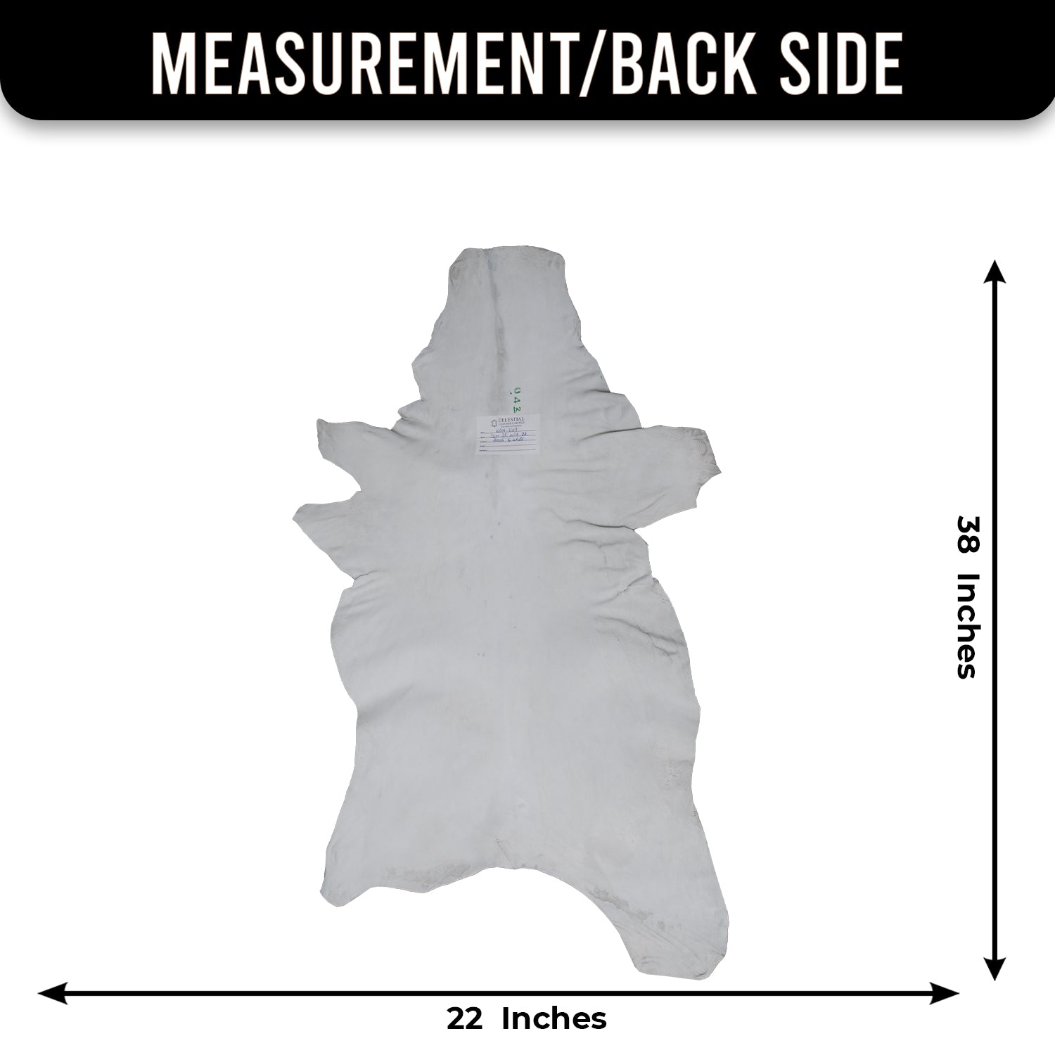 Handcrafted Tri-Color Goat Skin Rug - Soft and Durable for Elegant Interiors