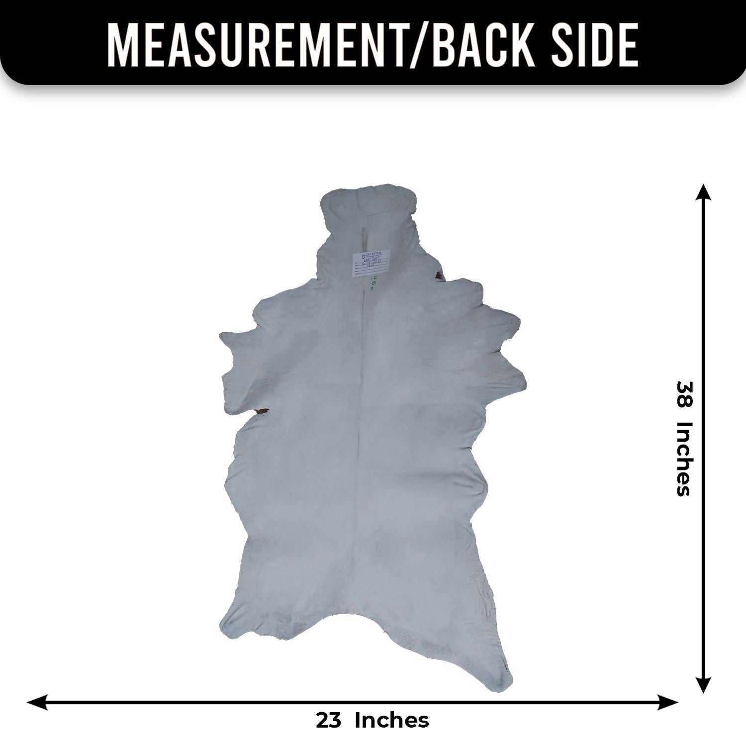 Handcrafted Dark Brown Goat Skin Rug – Authentic Elegance for Your Home