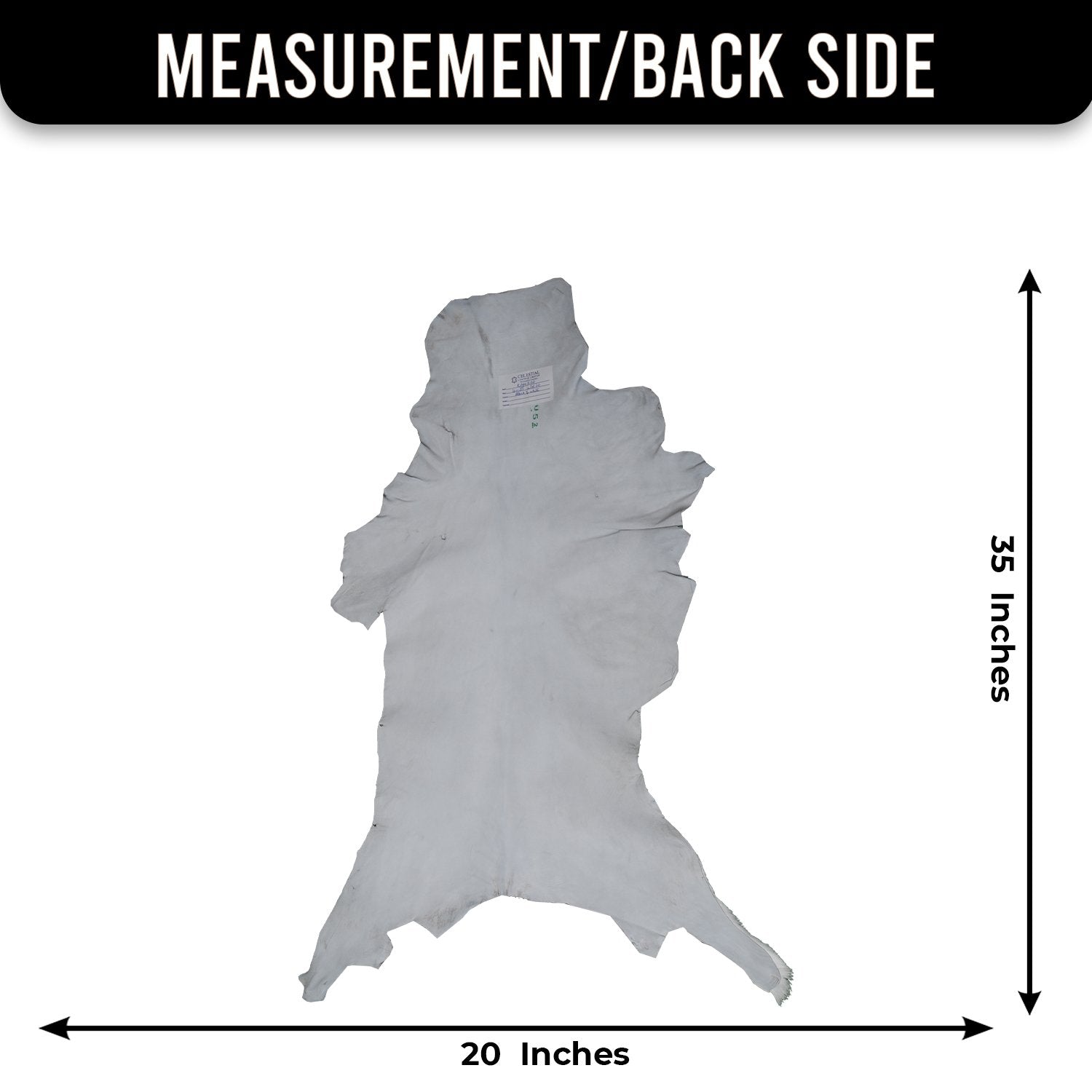 Luxurious Natural Brown & White Goat Skin Rug - Modern Sophistication for Home Decor - Celestial Leather Limited