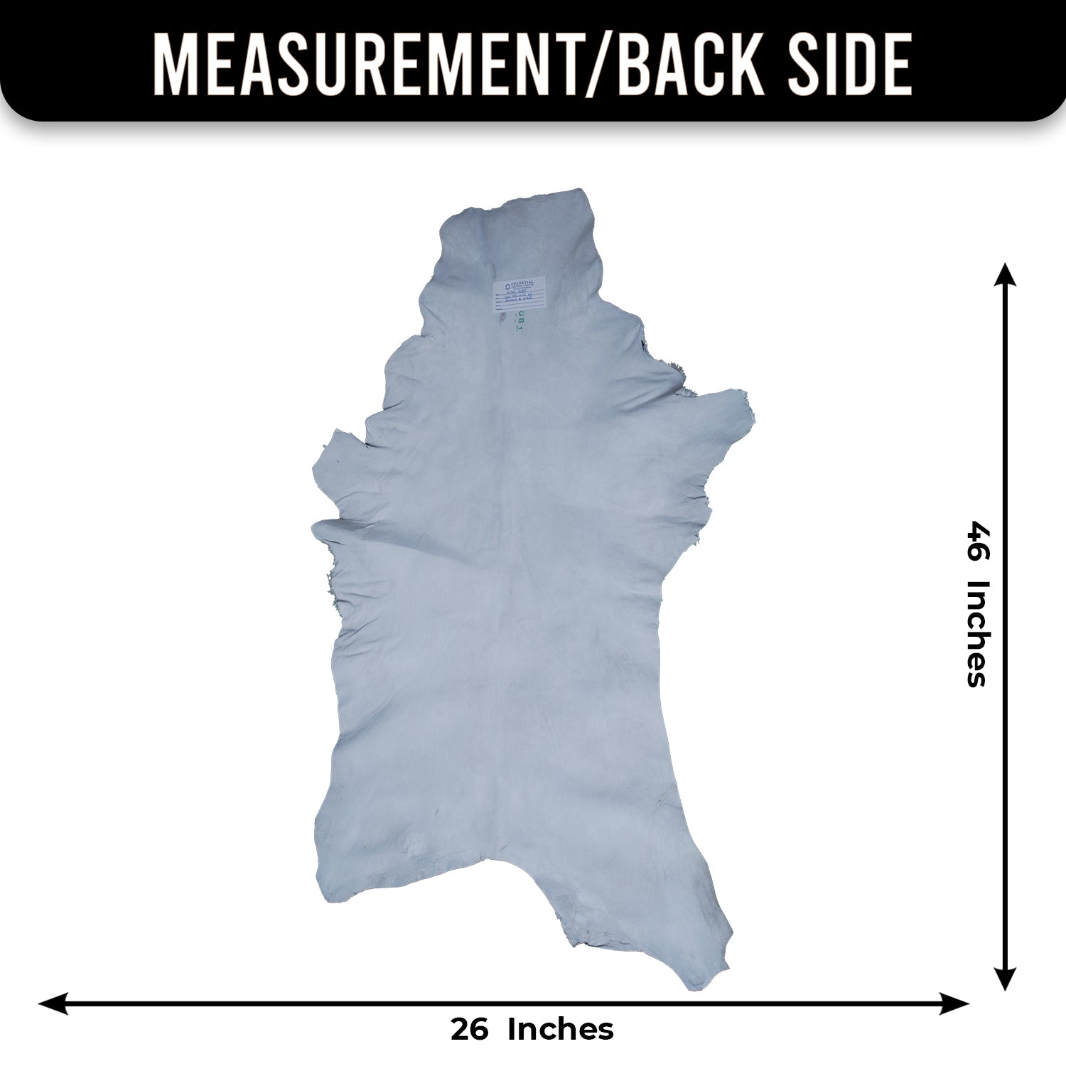 Handcrafted Dark Brown Goat Skin Rug - Genuine Leather for Luxurious Décor