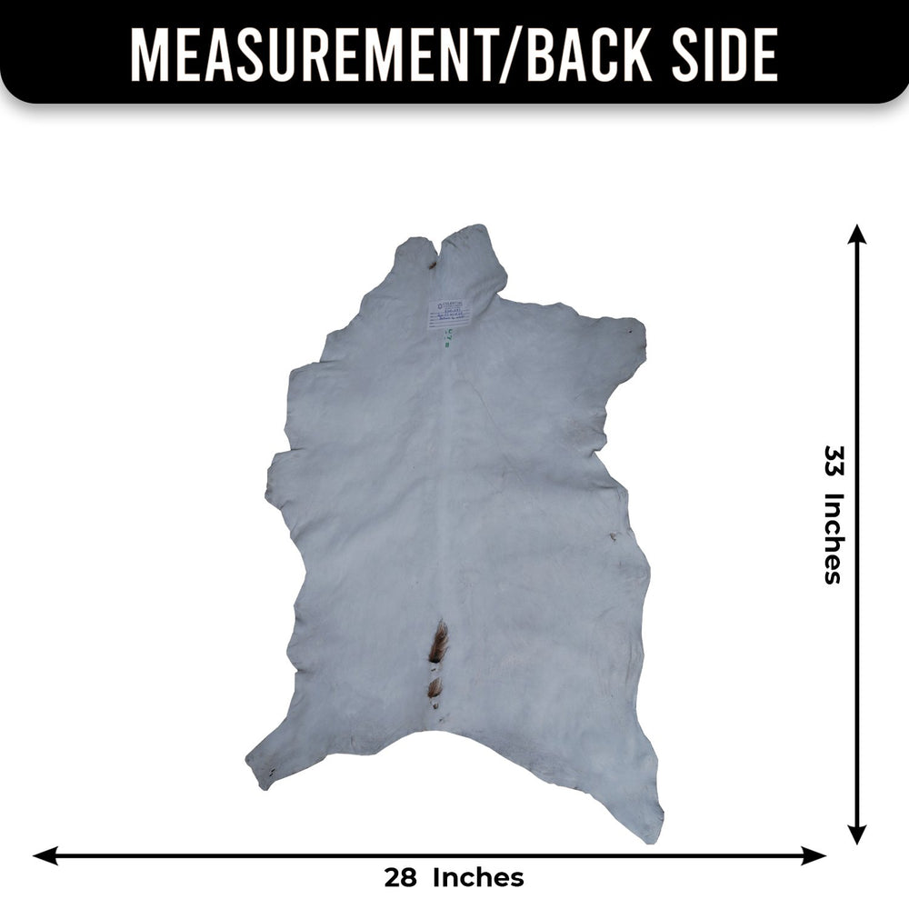 Luxury Brown and White Genuine Goat Hide Rug - Premium 100% Natural Hair-On Goat Skin Rug - Handcrafted and Sustainable Home Decor - Celestial Leather Limited