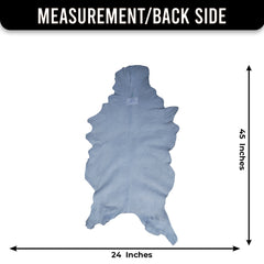 Decorative Brown and White Goat Hide Rug - Perfect for Floor or Wall Accents