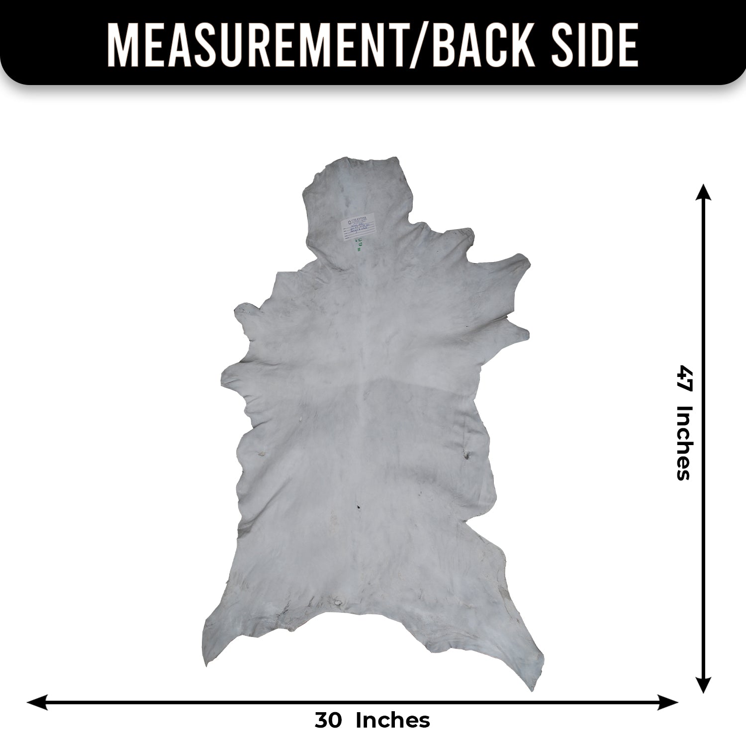 Natural Hair-On Dark Brown Goat Skin Rug - Elegant and Durable for Any Room