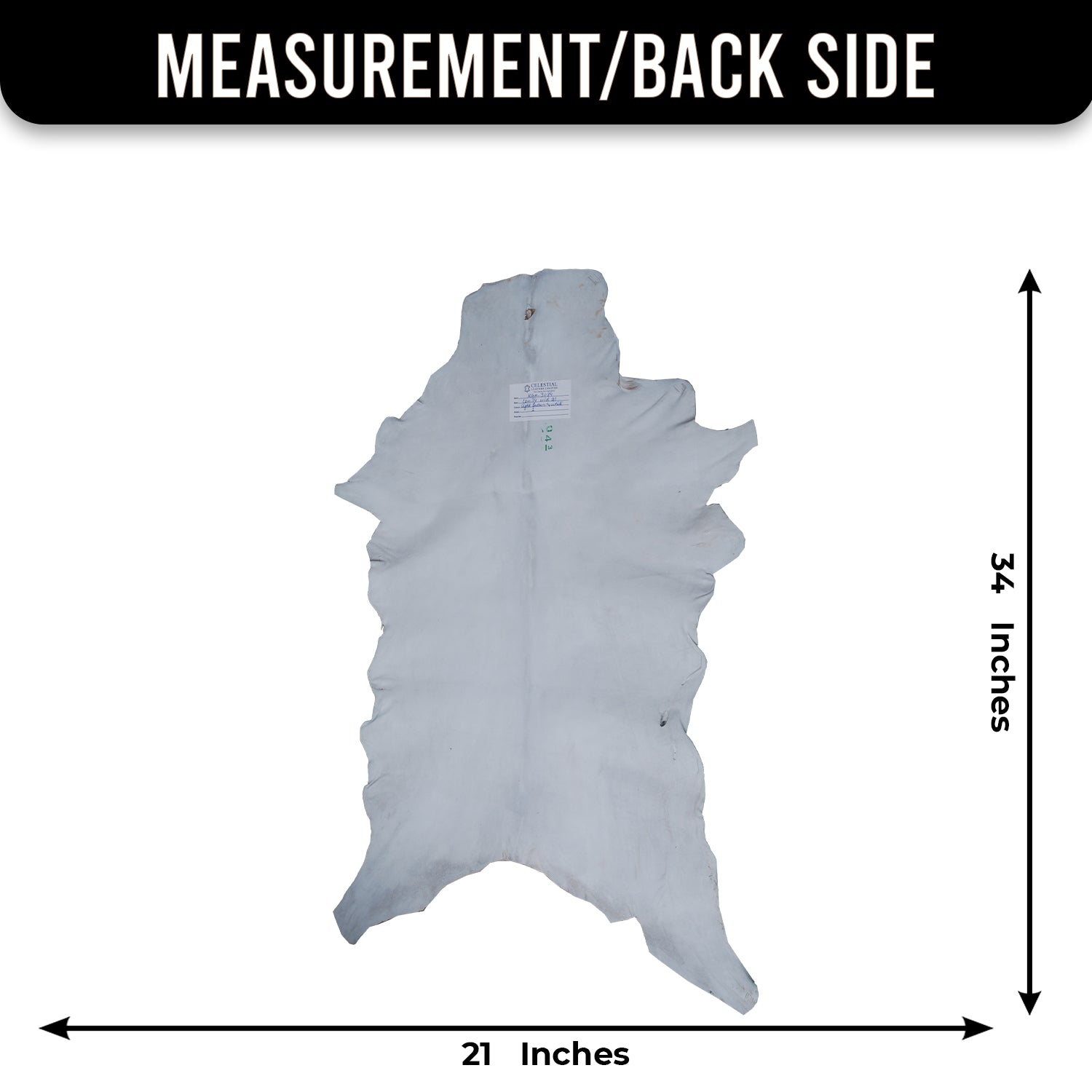 Decorative Brown and White Goat Hide Rug - Perfect for Floor or Wall Accents