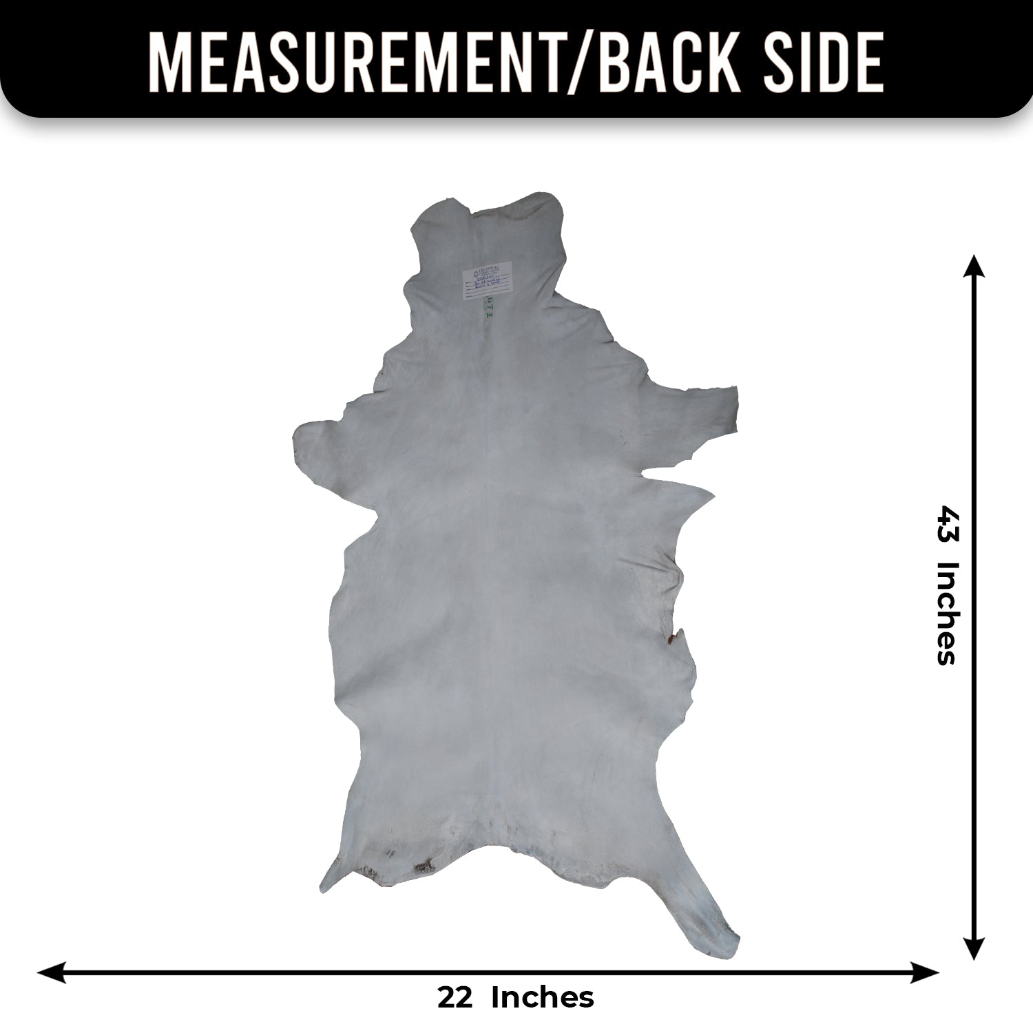 Authentic Dark Brown Goat Hide Rug - Unique Pattern for Modern and Classic Décor