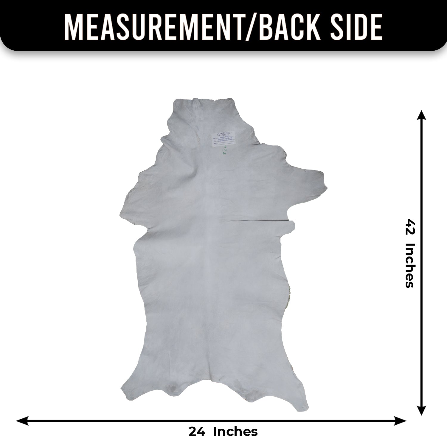 Elegant Brown and White Goat Hide Rug - Perfect Accent for Living Room or Bedroom