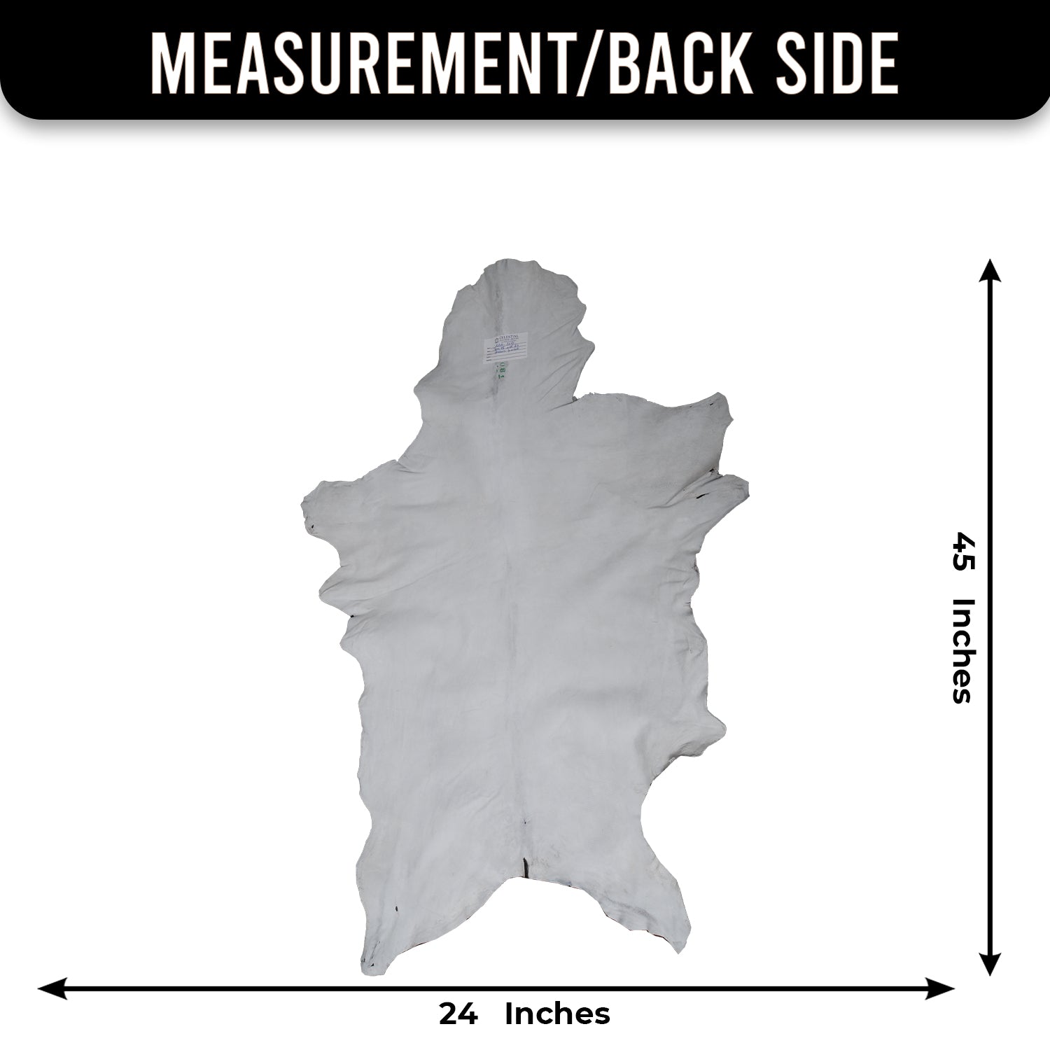 Authentic Dark Brown Goat Hide Rug - Unique Pattern for Modern and Classic Décor