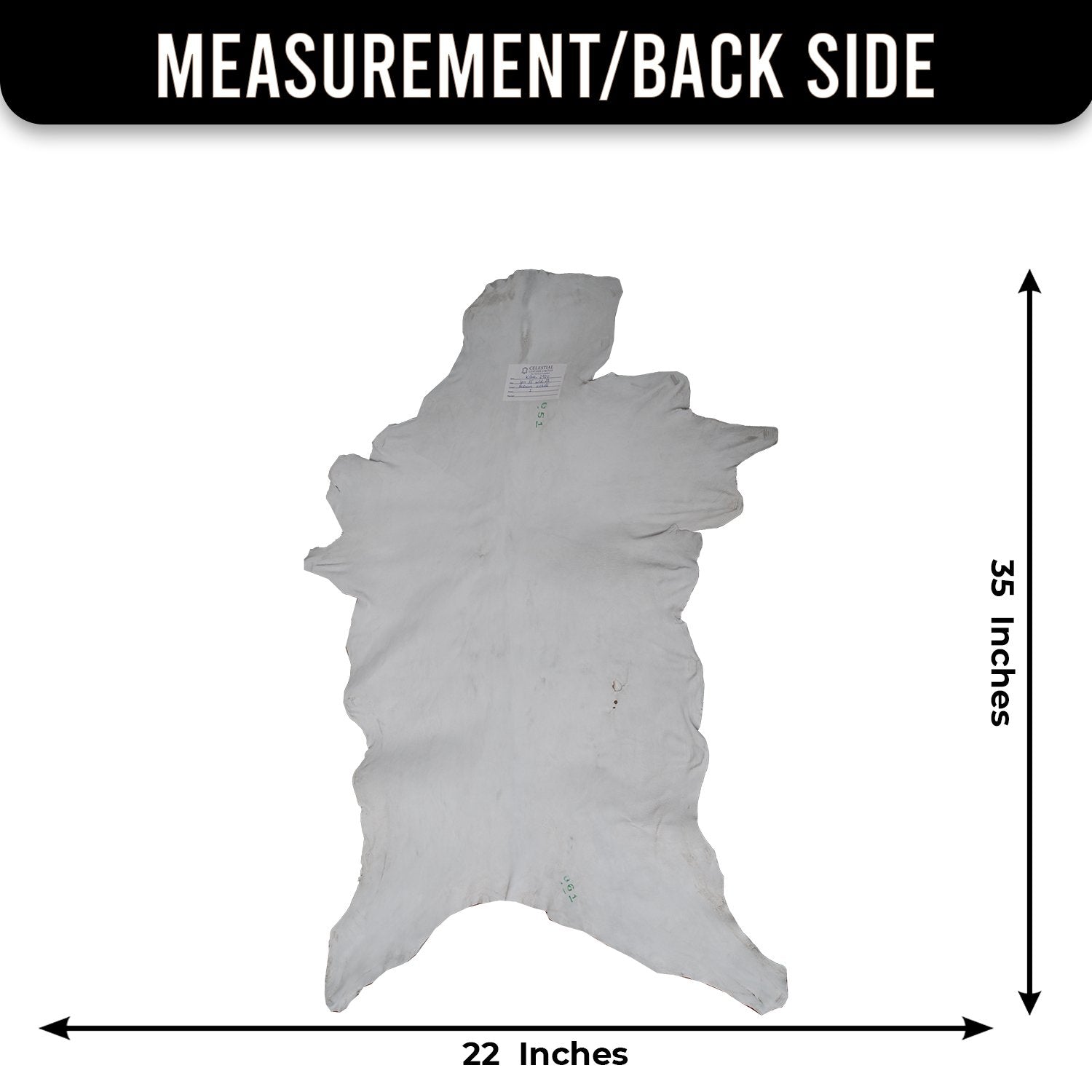 Luxury Brown & White Goat Skin Rug Handmade from Pure Goat Skin Leather - Soft, Durable, Eco-Friendly, Unique Colour Variations - Celestial Leather Limited