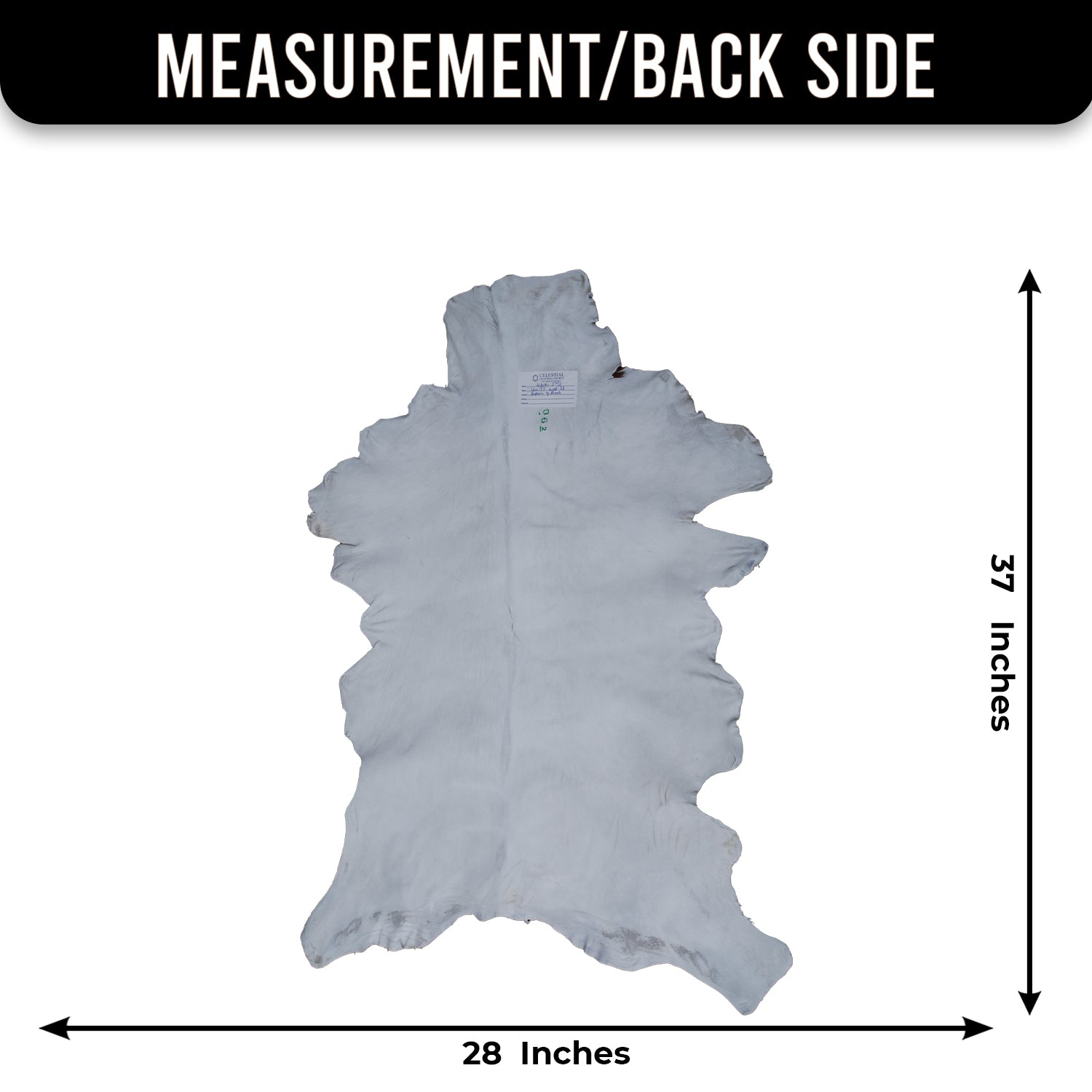 Luxurious Brown & White Goat Skin Rug - Soft, Durable, and Eco-Friendly - Handmade Pure Goat Skin Floor Rug - Non-Slip Suede Back