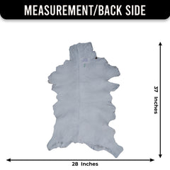 Luxurious Brown & White Goat Skin Rug - Soft, Durable, and Eco-Friendly - Handmade Pure Goat Skin Floor Rug - Non-Slip Suede Back