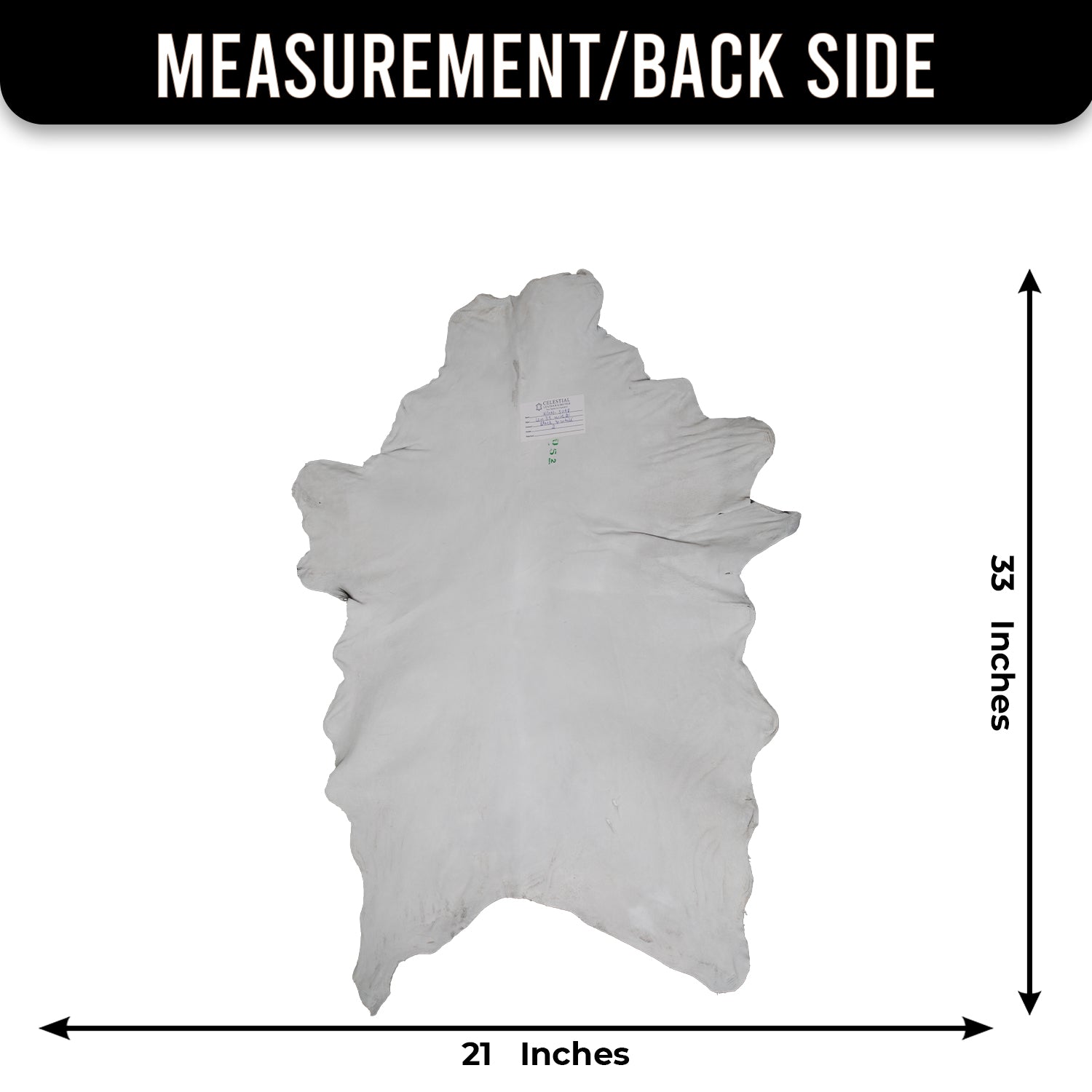 Authentic Hair-On Goat Skin Rug - Black and White Pattern for Luxe Décor