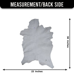 Luxurious Brown and White Genuine Goat Hide Rug - Handcrafted Premium Hair-On Goat Skin Rug with Unique Patterns and Colors - Celestial Leather Limited