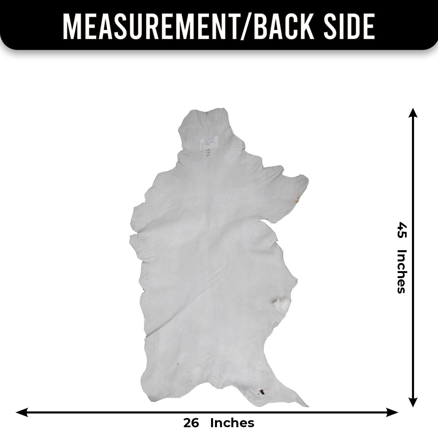 Luxurious Dark Brown & White Goat Skin Rug - Handmade Pure Goat Skin Floor Rugs for Stunning Natural Beauty & Eco-Friendly Charm