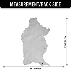 Luxurious Dark Brown & White Goat Skin Rug - Handmade Pure Goat Skin Floor Rugs for Stunning Natural Beauty & Eco-Friendly Charm